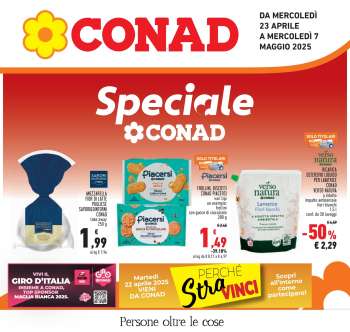 Volantino Conad - 23/4/2025 - 7/5/2025.
