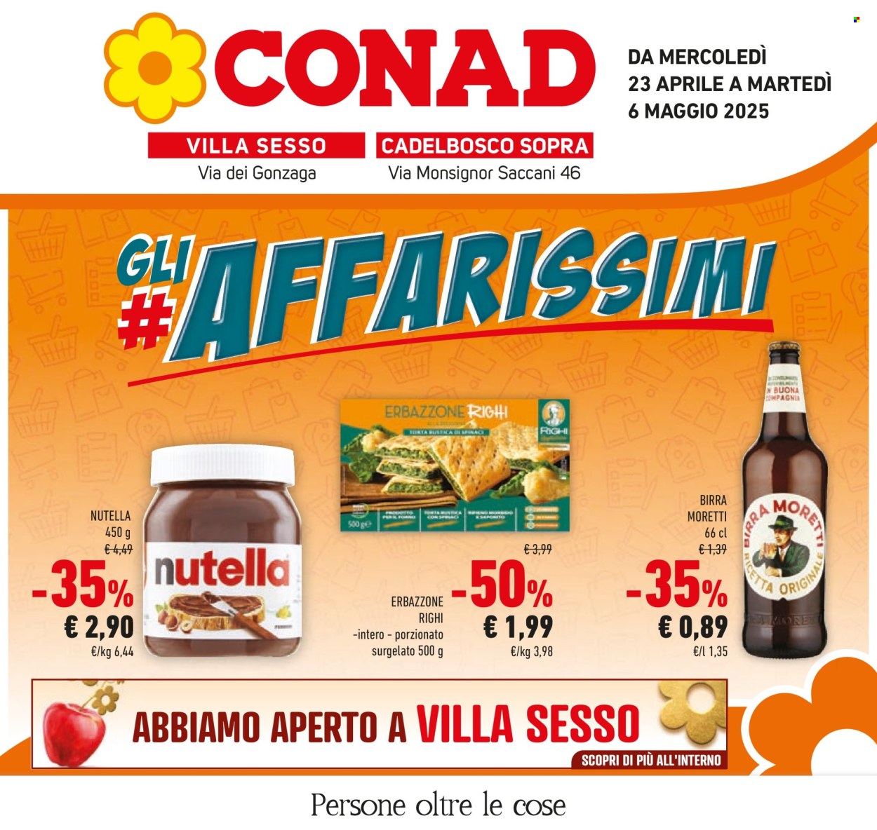 Leták Conad - 23.4.2025 - 6.5.2025. Strana 1