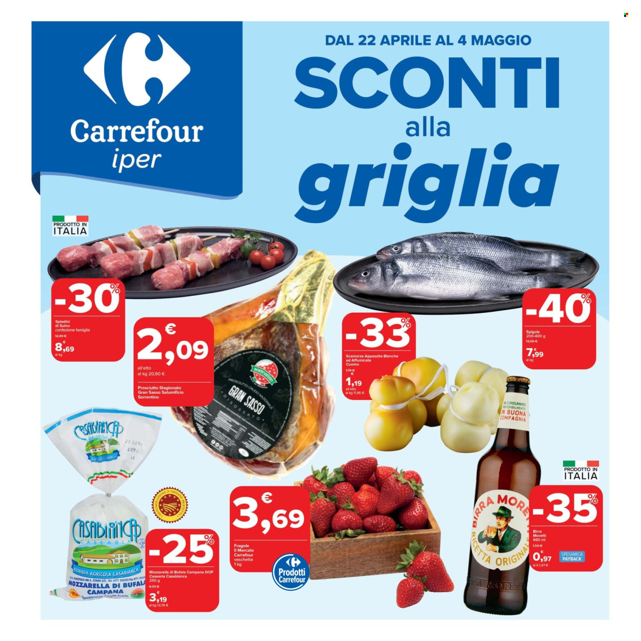 Volantino Carrefour - 22/4/2025 - 4/5/2025. Pagina 1