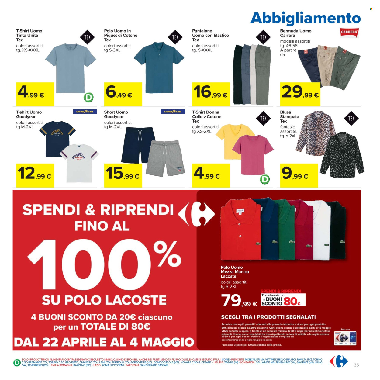Volantino Carrefour - 22/4/2025 - 4/5/2025. Pagina 35