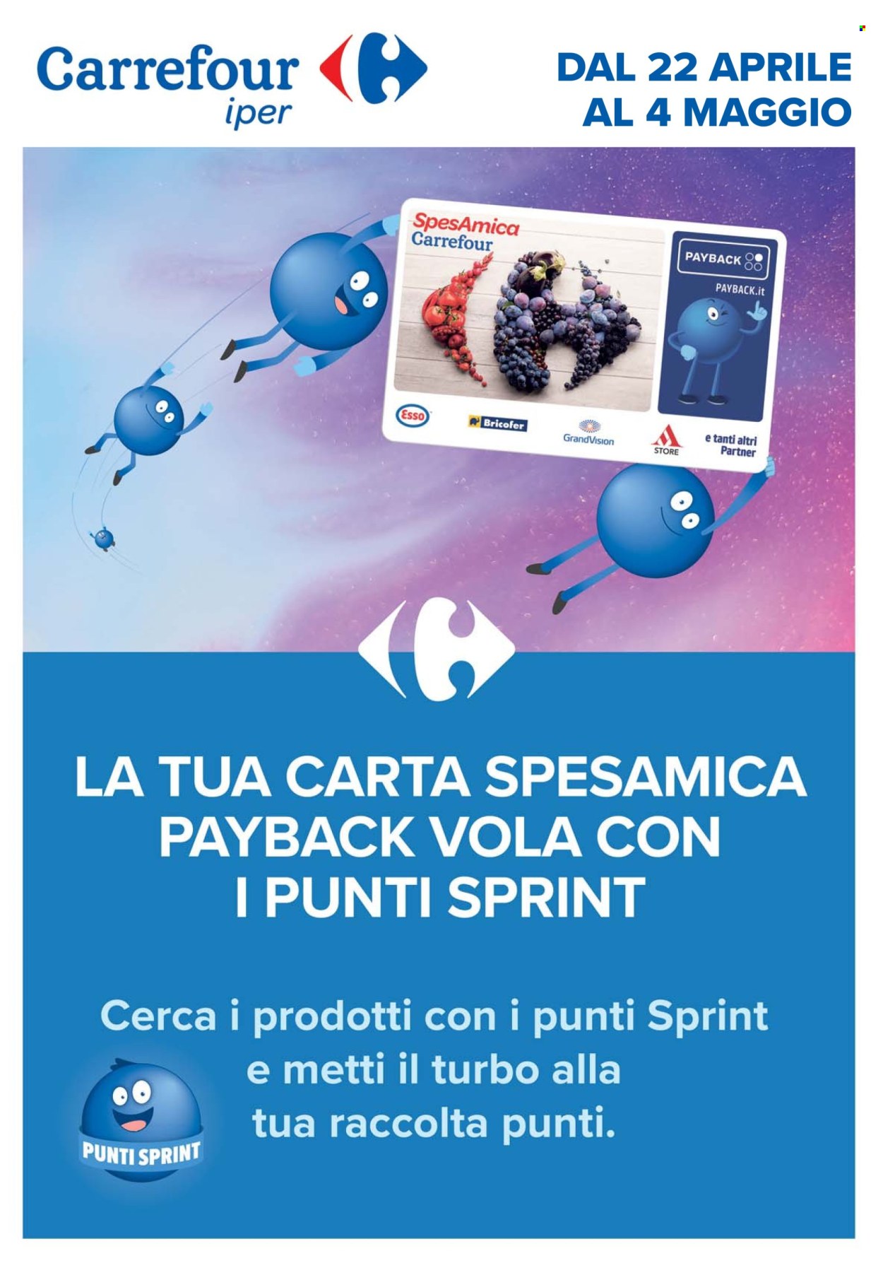 Volantino Carrefour - 22/4/2025 - 4/5/2025. Pagina 1