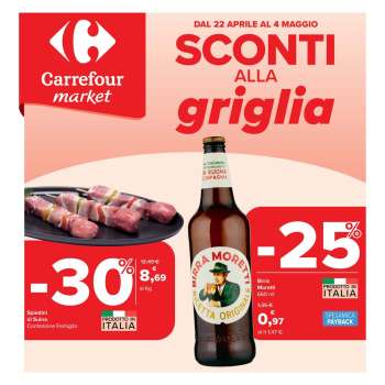 Volantino Carrefour - 22/4/2025 - 4/5/2025.