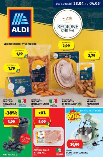Volantino Aldi - 28/4/2025 - 4/5/2025.