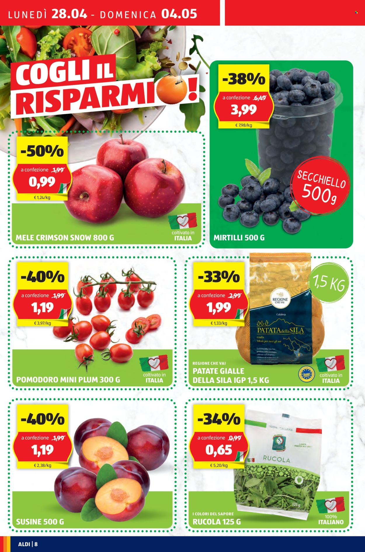 Volantino Aldi - 28/4/2025 - 4/5/2025. Pagina 8
