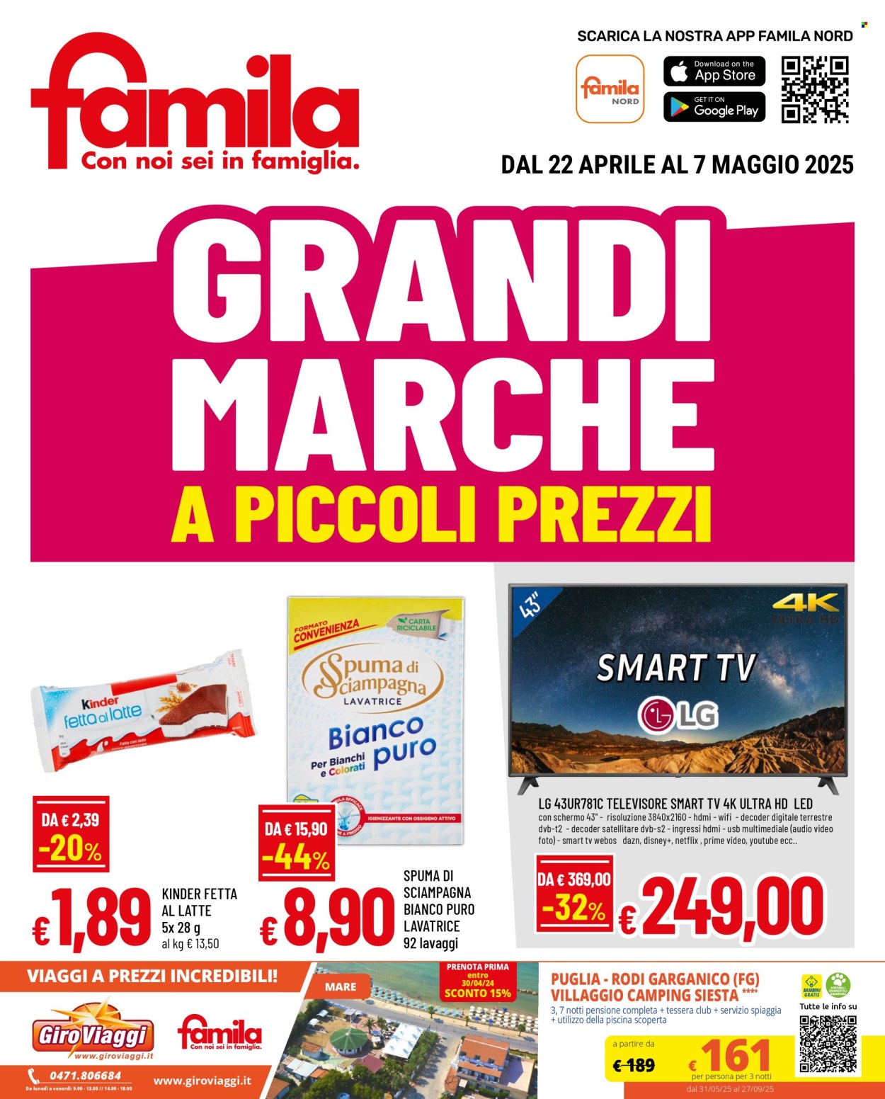 Volantino Famila - 22/4/2025 - 7/5/2025. Pagina 1