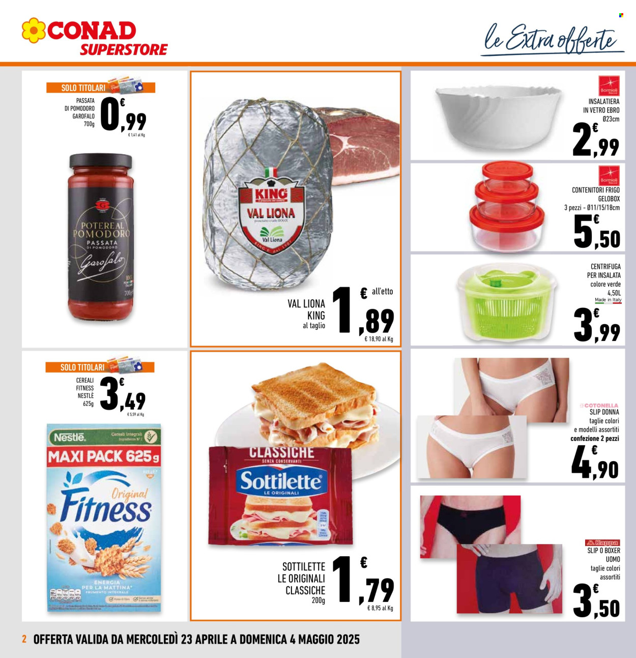 Volantino Conad Superstore - 23/4/2025 - 4/5/2025. Pagina 2