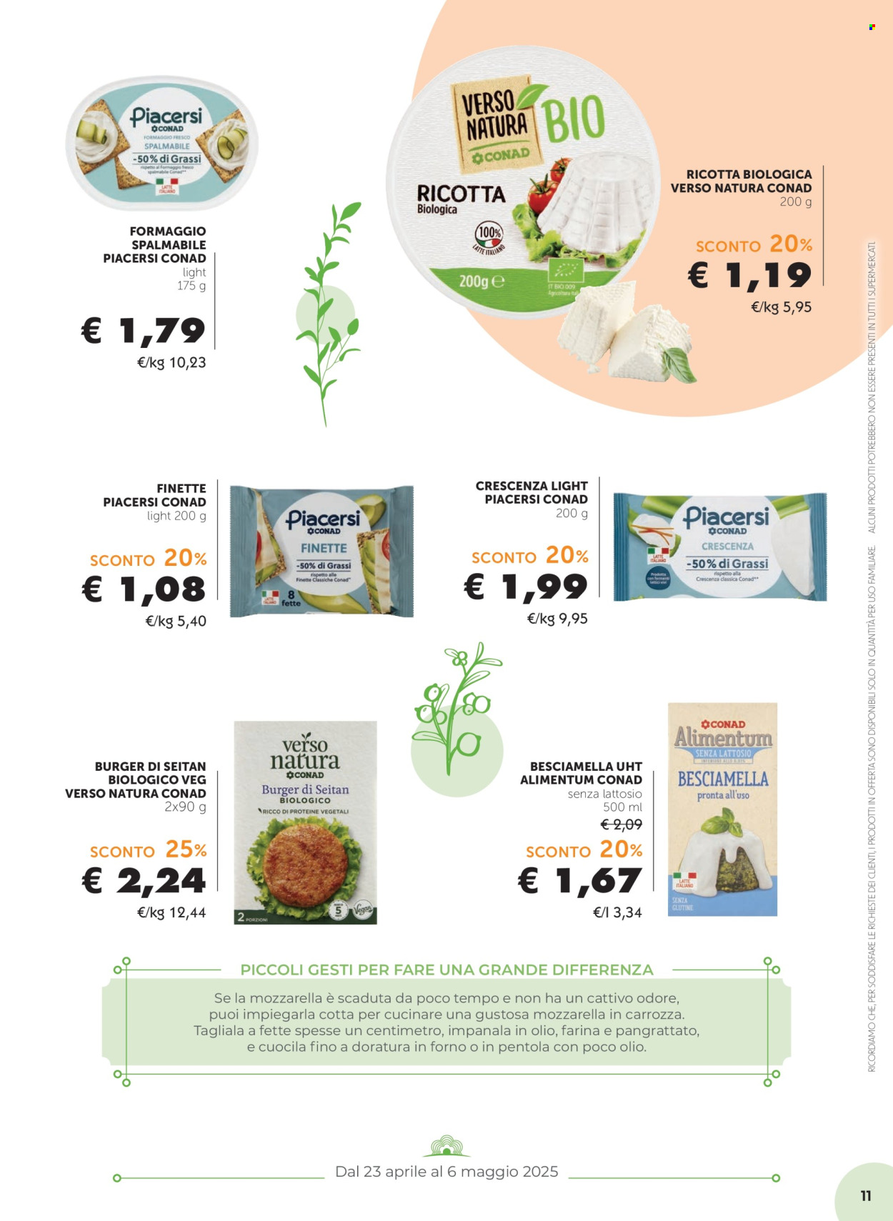 Volantino Conad - 23/4/2025 - 6/5/2025. Pagina 11