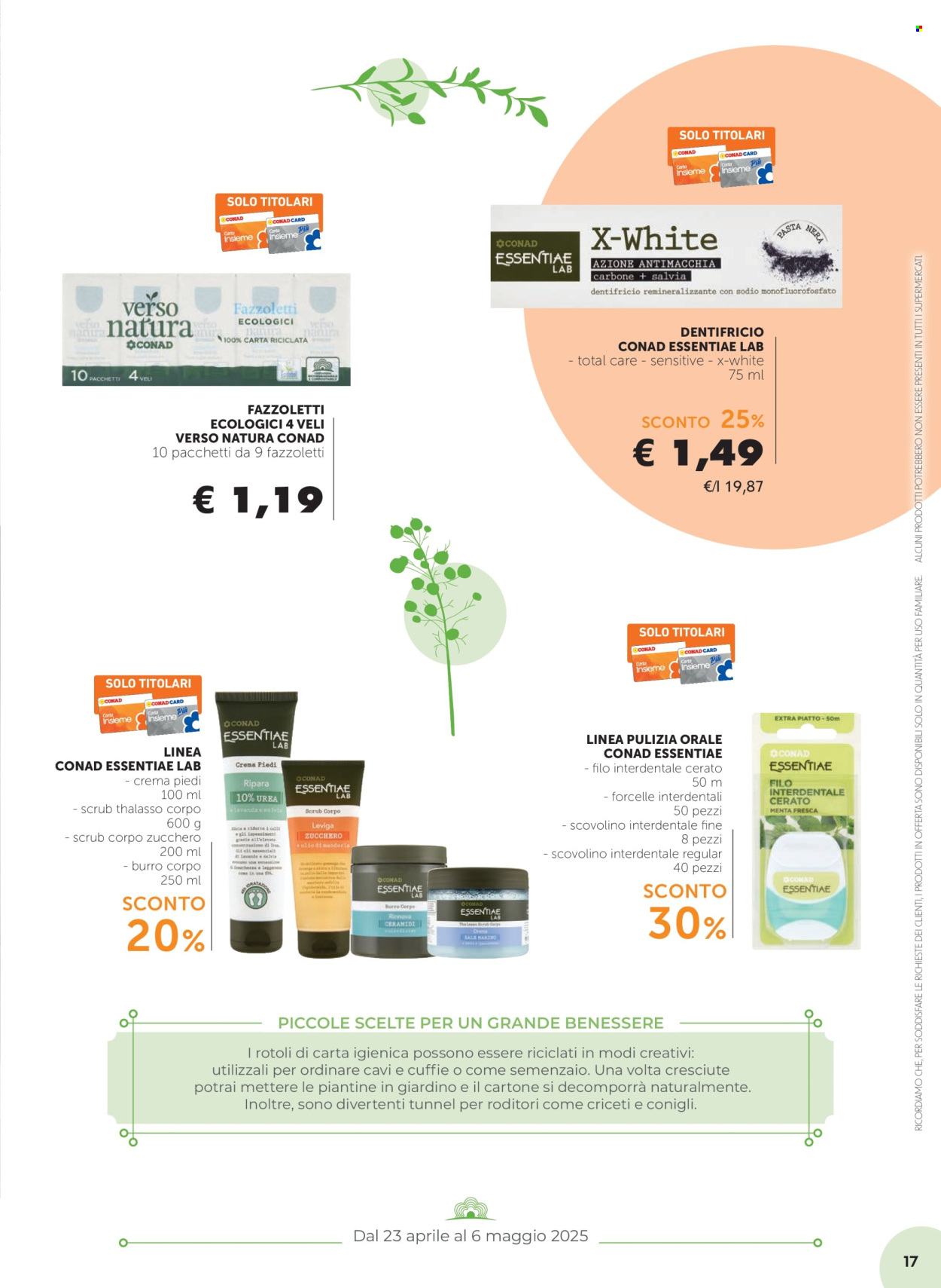 Volantino Conad - 23/4/2025 - 6/5/2025. Pagina 17