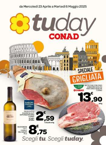 Volantino TuDay Conad - 23/4/2025 - 6/5/2025.