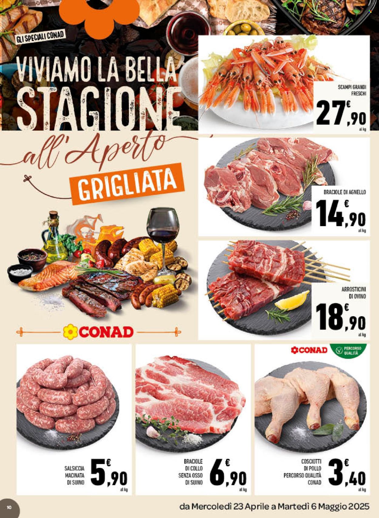 Volantino TuDay Conad - 23/4/2025 - 6/5/2025. Pagina 10