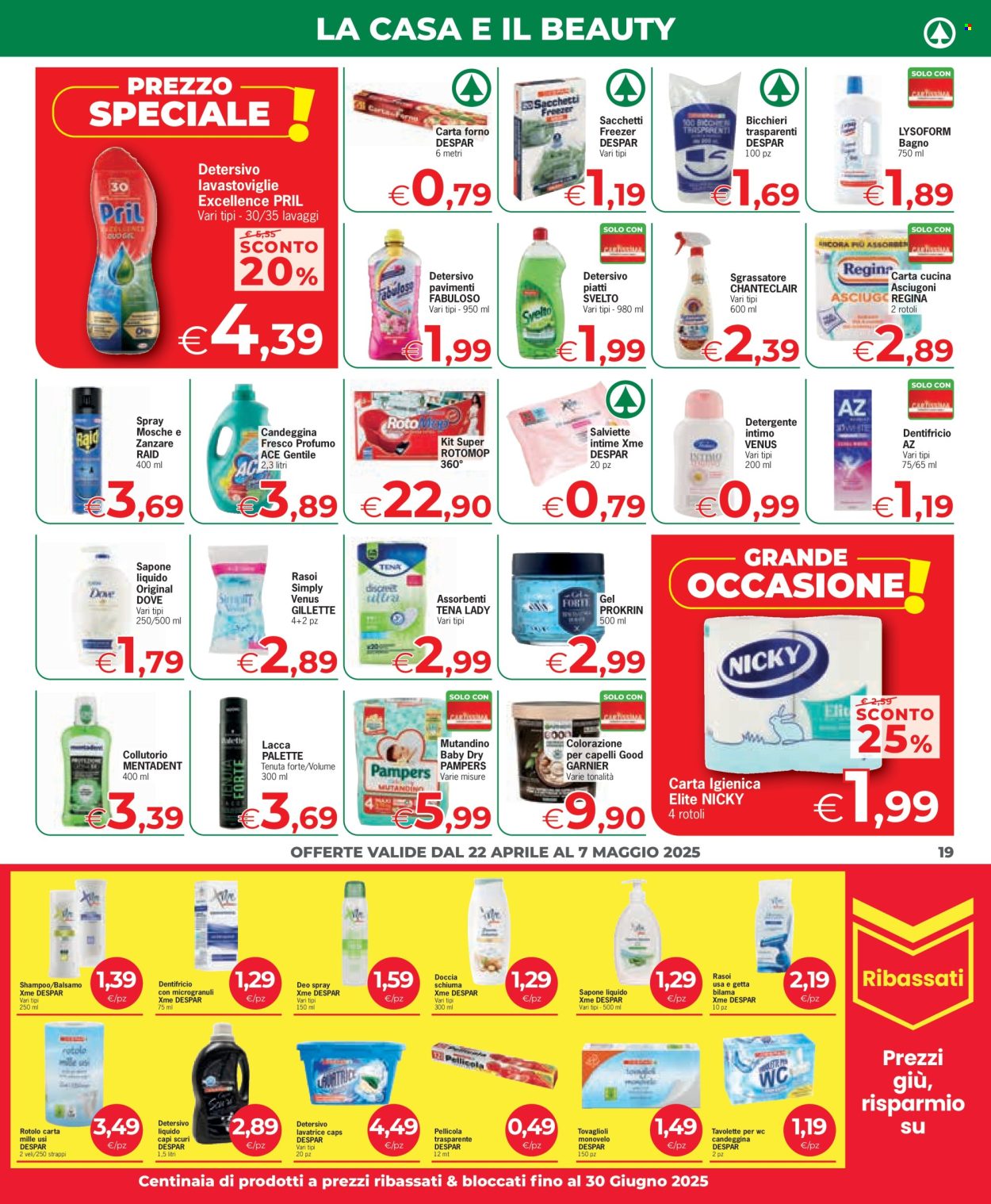 Volantino Despar - 22/4/2025 - 7/5/2025. Pagina 19