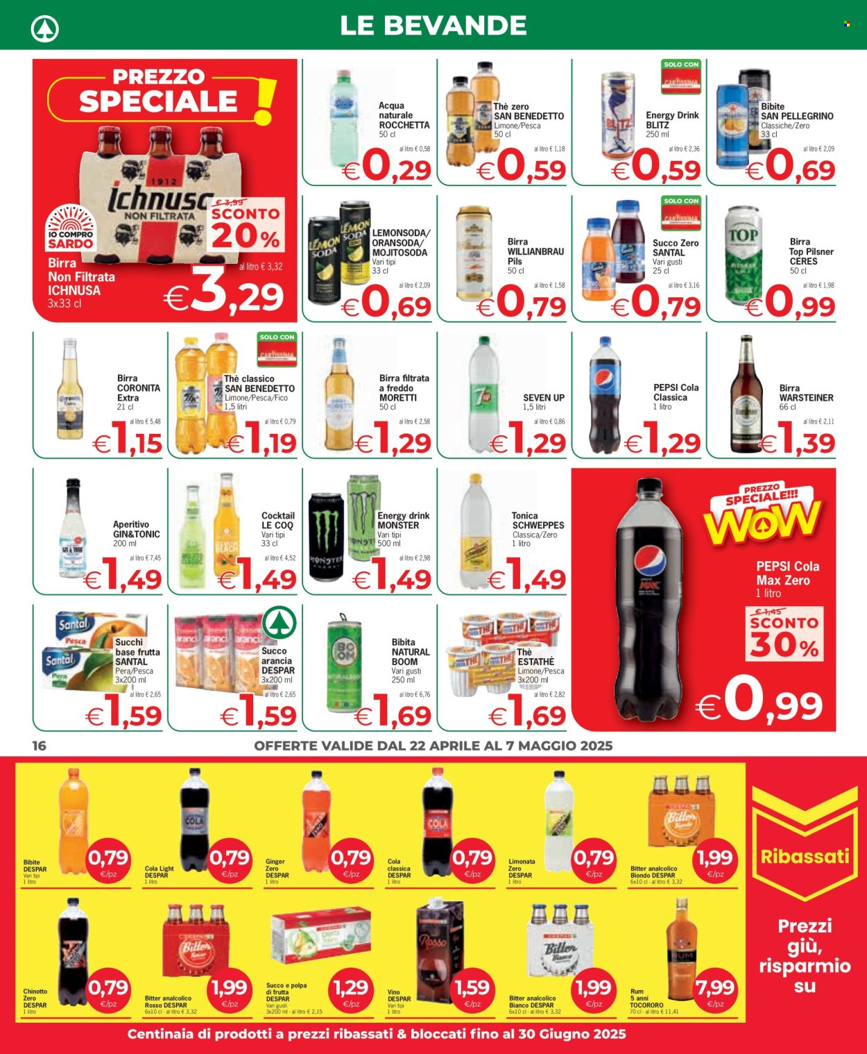 Volantino Eurospar - 22/4/2025 - 7/5/2025. Pagina 16