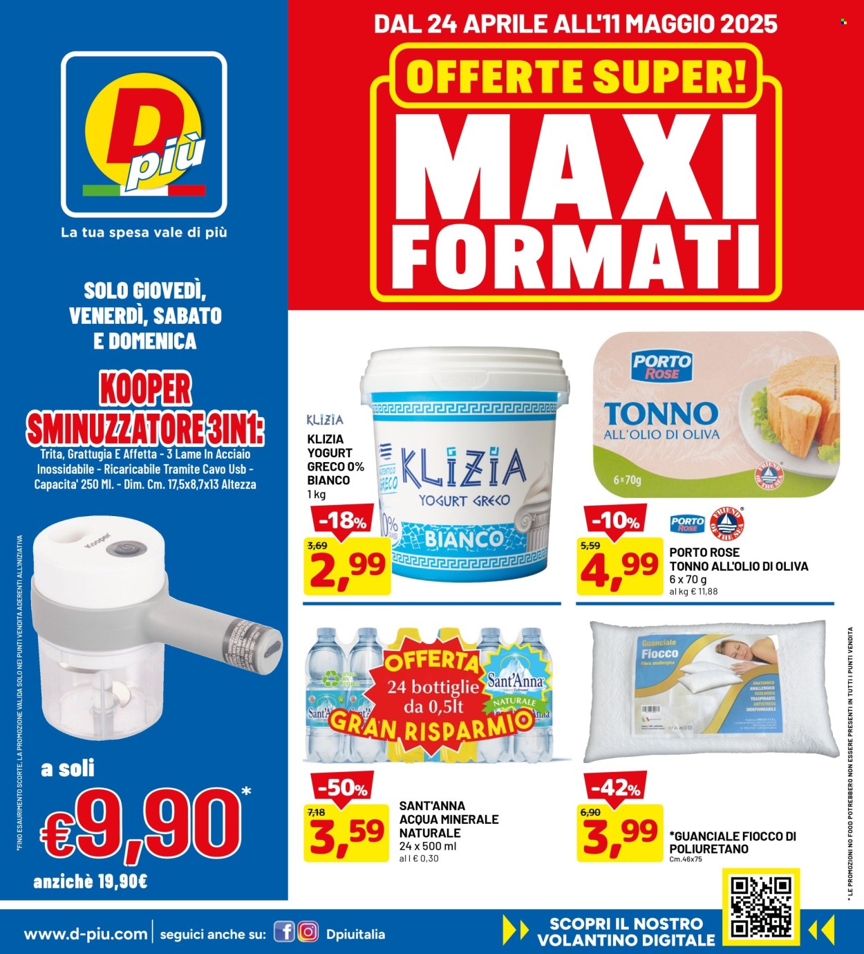 Volantino Dpiù - 24/4/2025 - 11/5/2025. Pagina 1