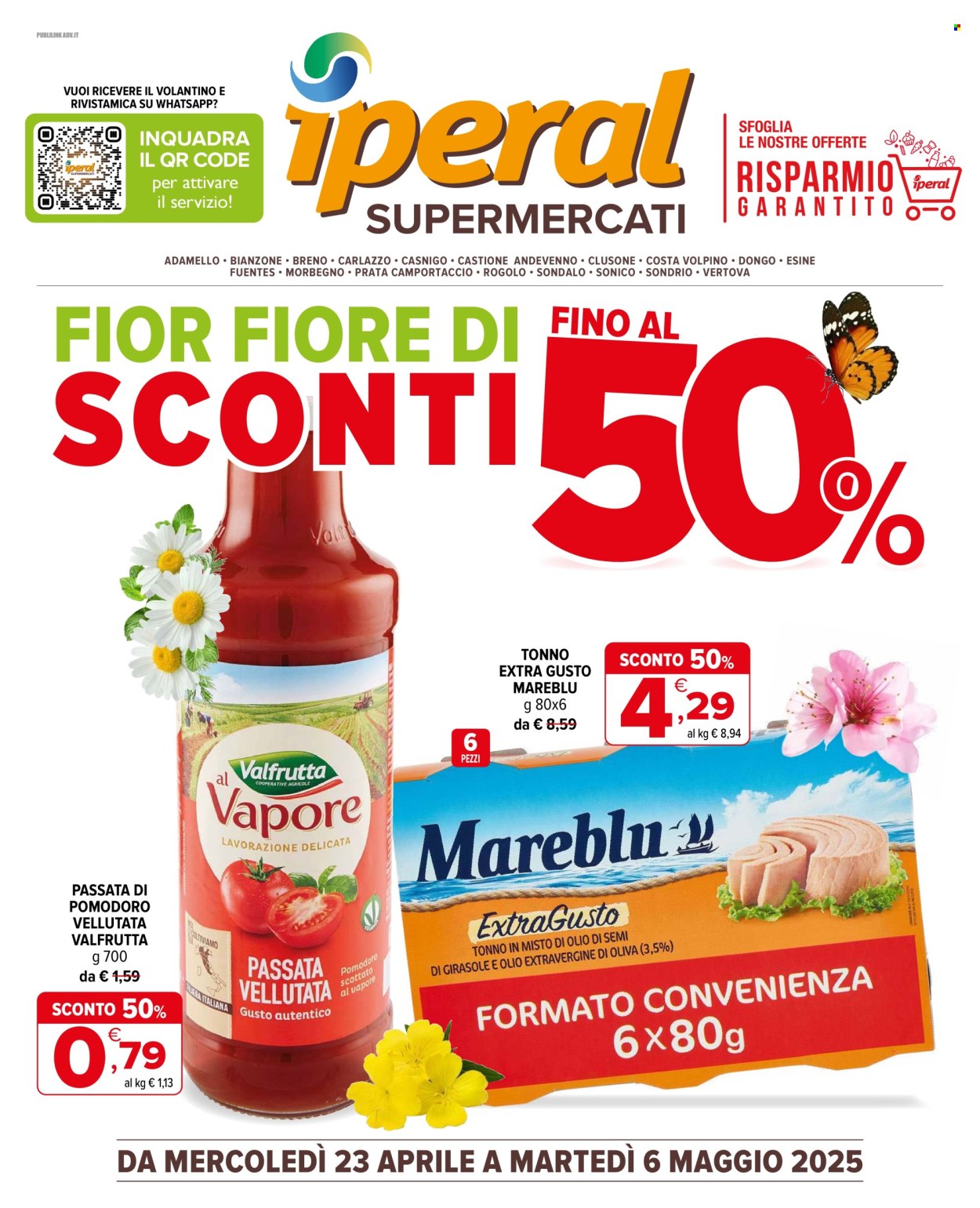 Volantino Iperal - 23/4/2025 - 6/5/2025. Pagina 1