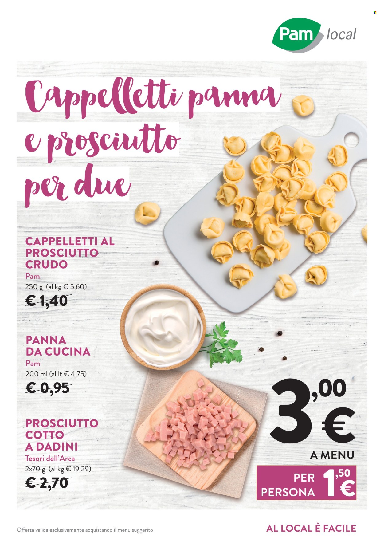 Volantino Pam local. Pagina 1