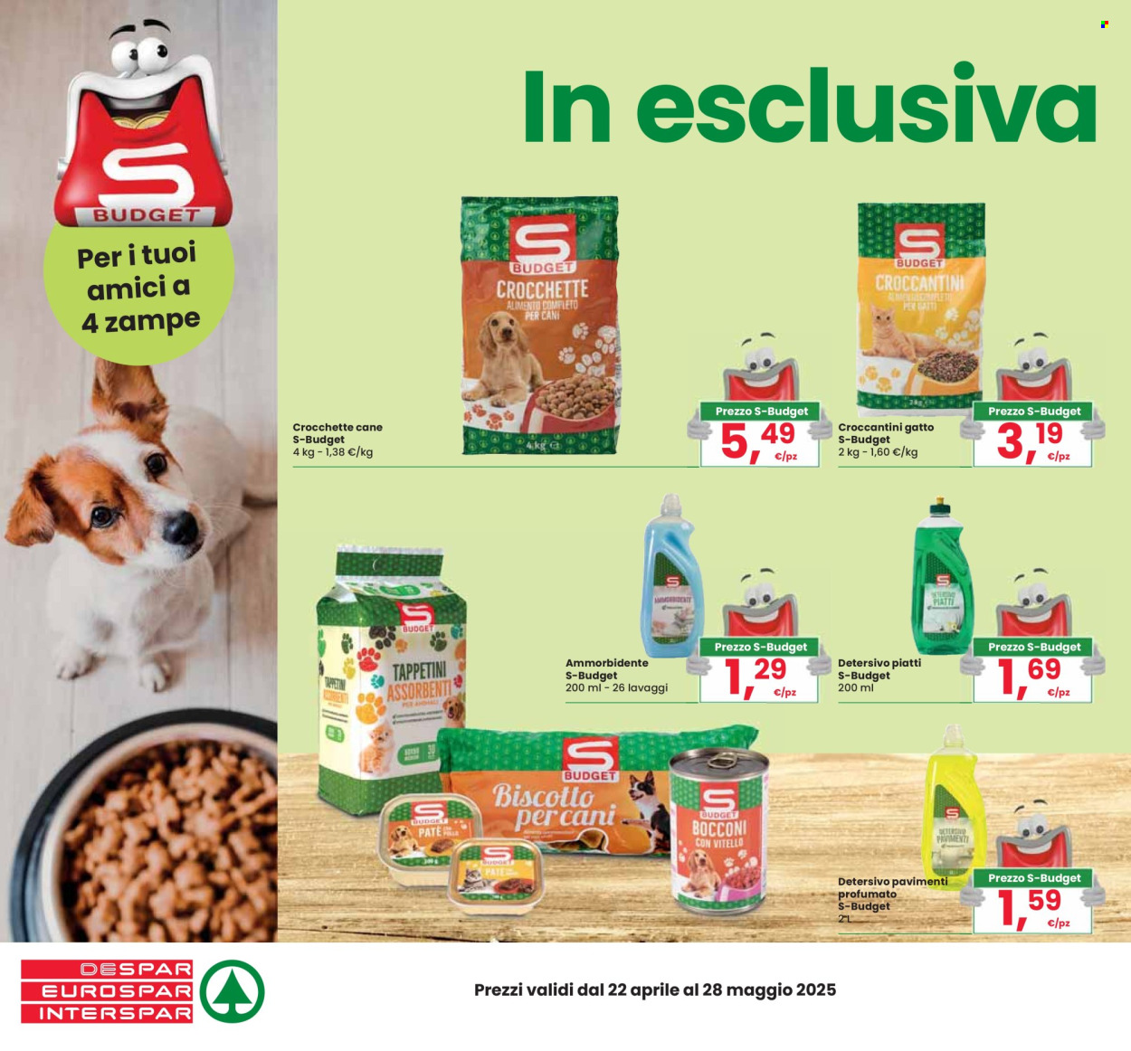Volantino Eurospar - 22/4/2025 - 28/5/2025. Pagina 1