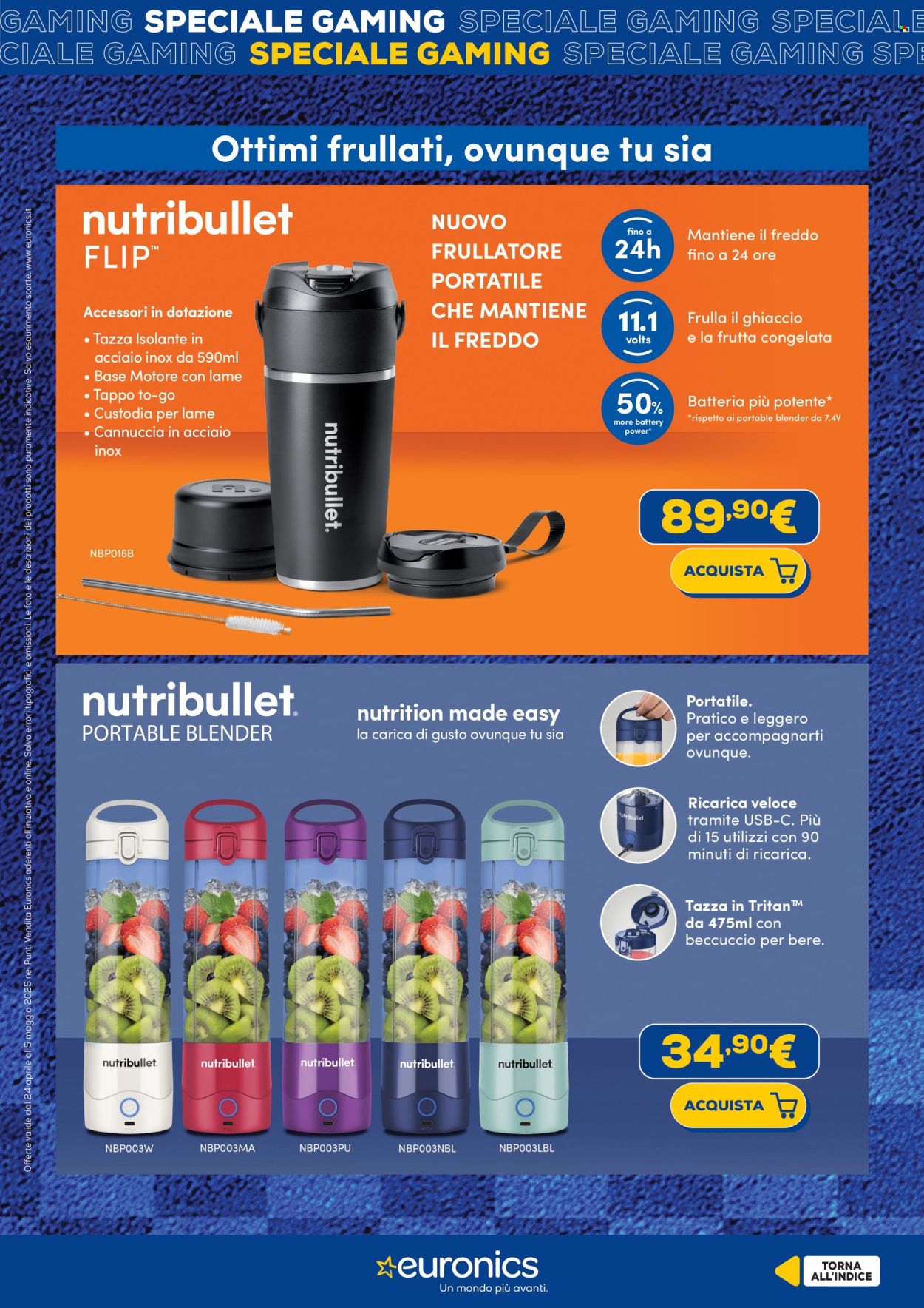 Volantino Euronics - 24/4/2025 - 4/5/2025. Pagina 20