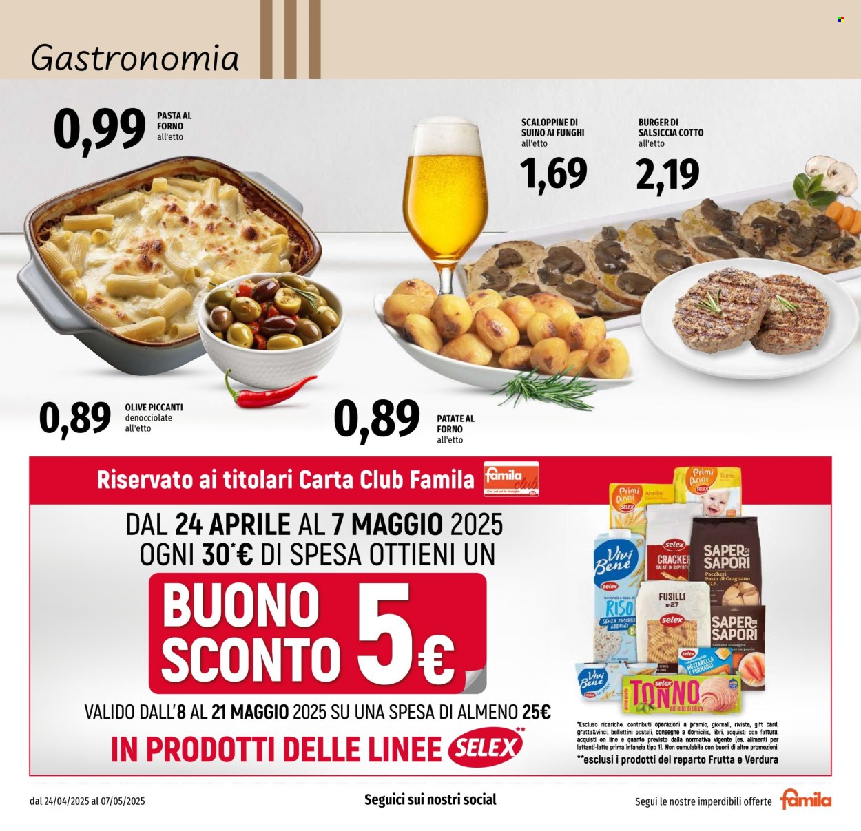Volantino Famila - 24/4/2025 - 7/5/2025. Pagina 5