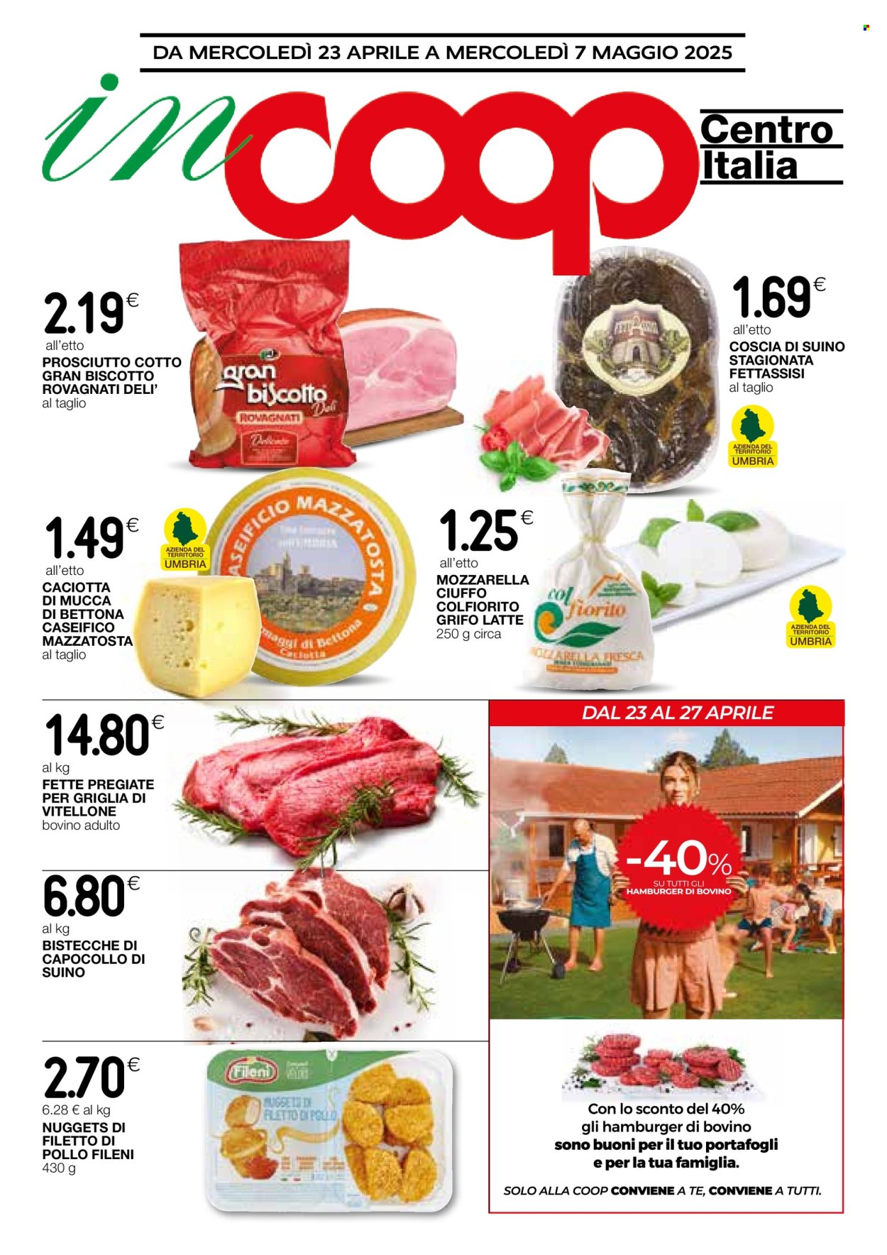 Volantino Coop - 23/4/2025 - 7/5/2025. Pagina 1
