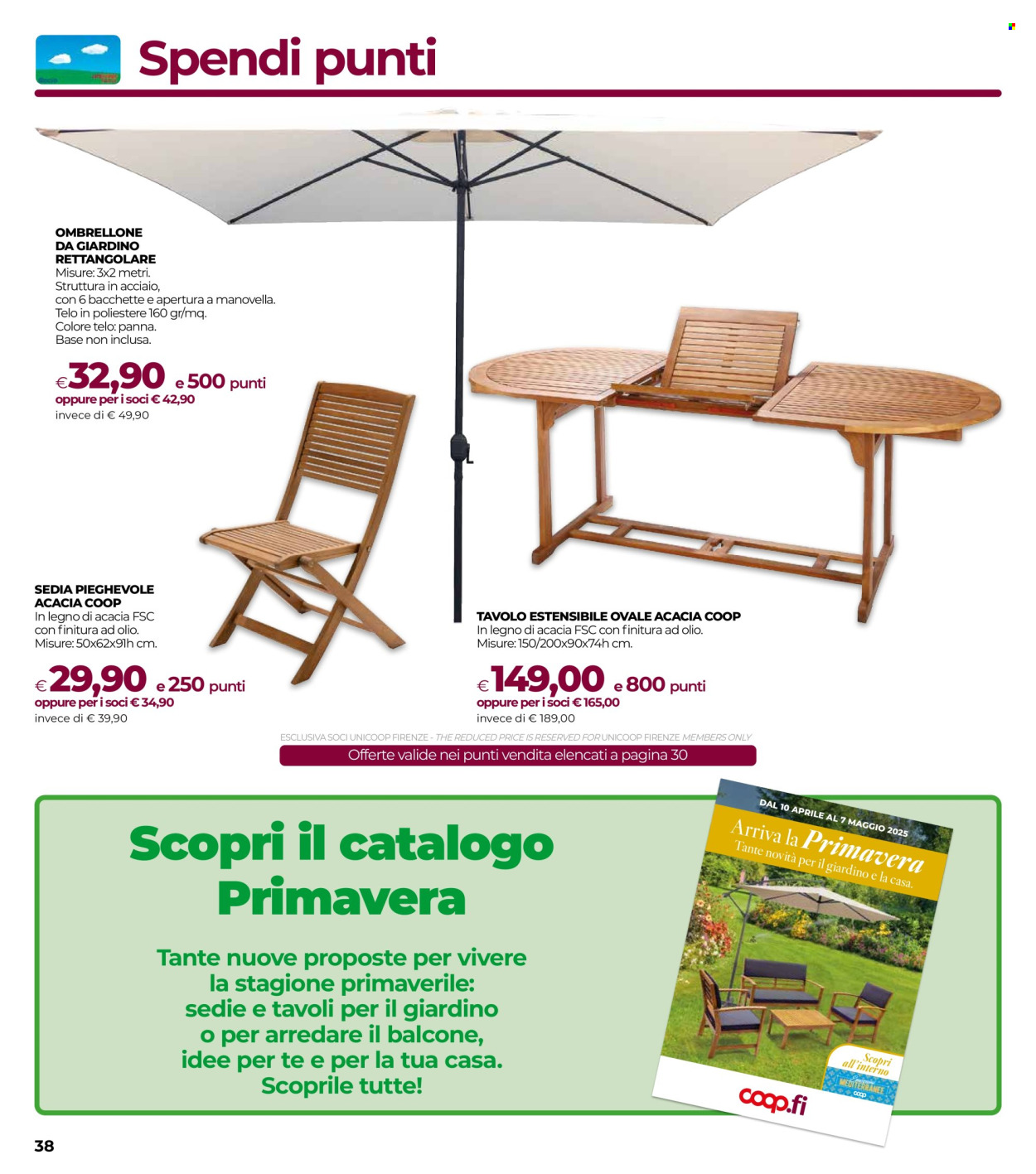 Volantino Coop - 22/4/2025 - 6/5/2025. Pagina 38