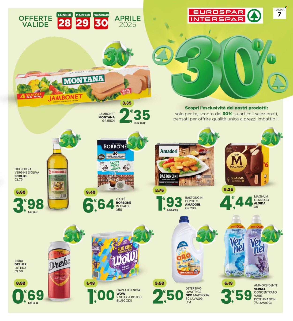 Volantino Eurospar - 24/4/2025 - 4/5/2025. Pagina 7