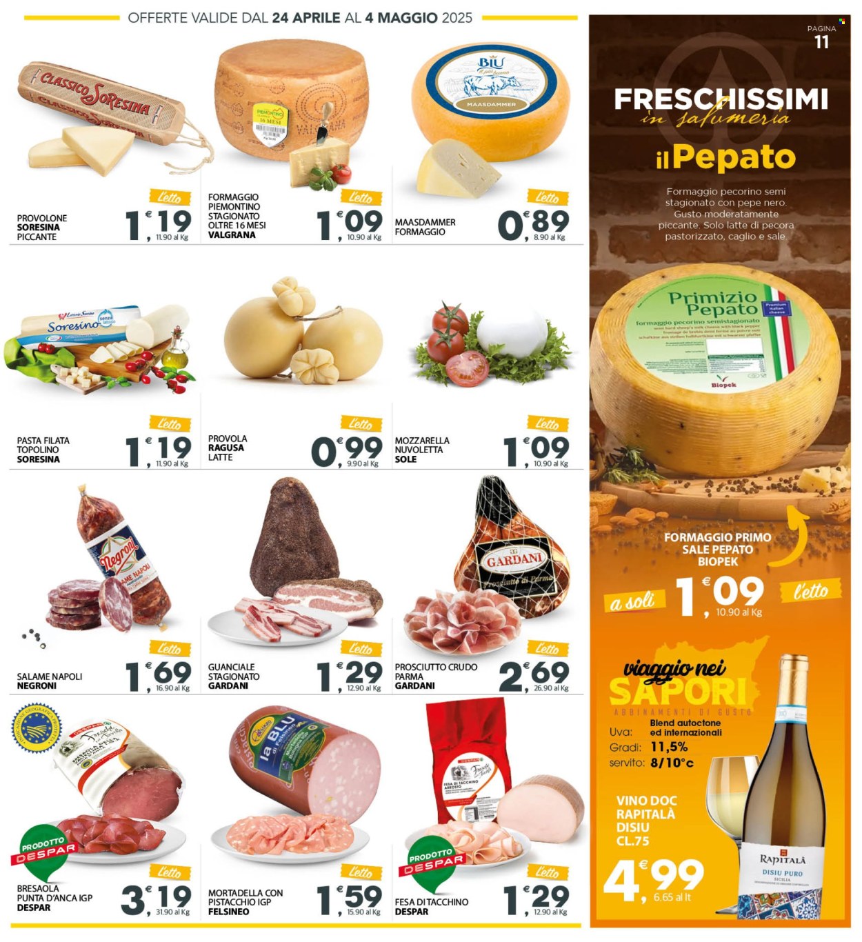 Volantino Eurospar - 24/4/2025 - 4/5/2025. Pagina 11
