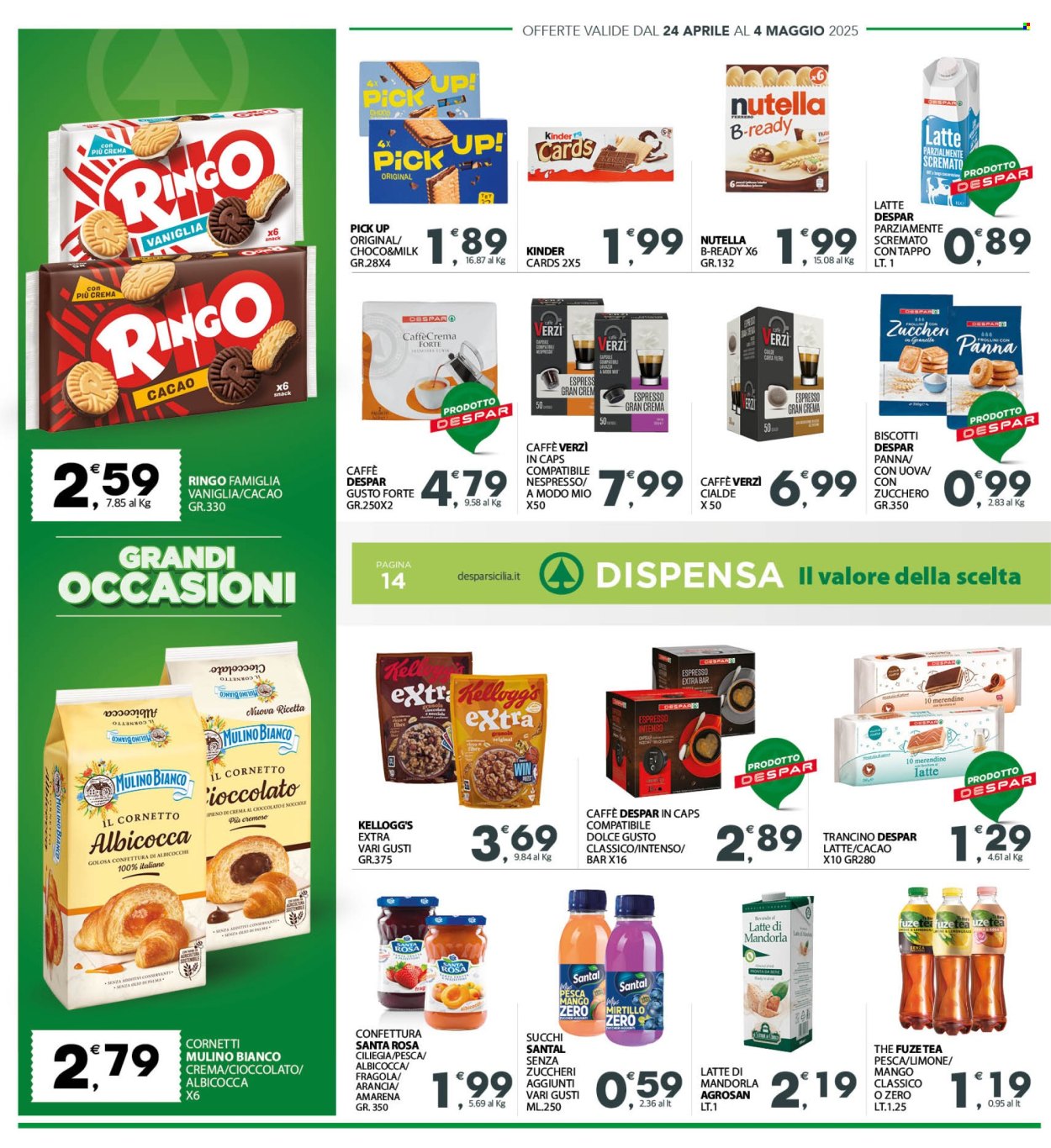 Volantino Eurospar - 24/4/2025 - 4/5/2025. Pagina 14