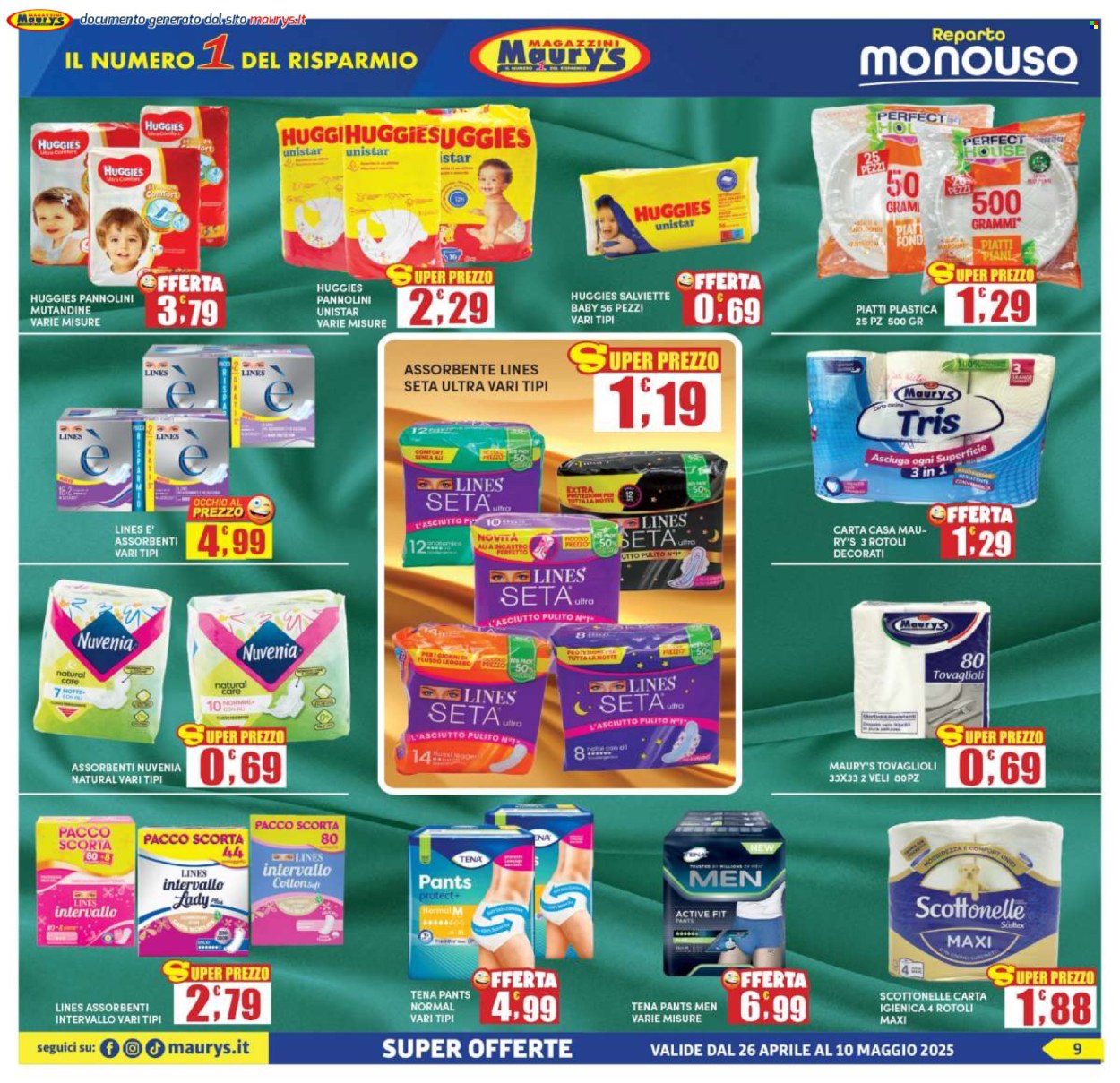 Volantino Maury's - 26/4/2025 - 10/5/2025. Pagina 9