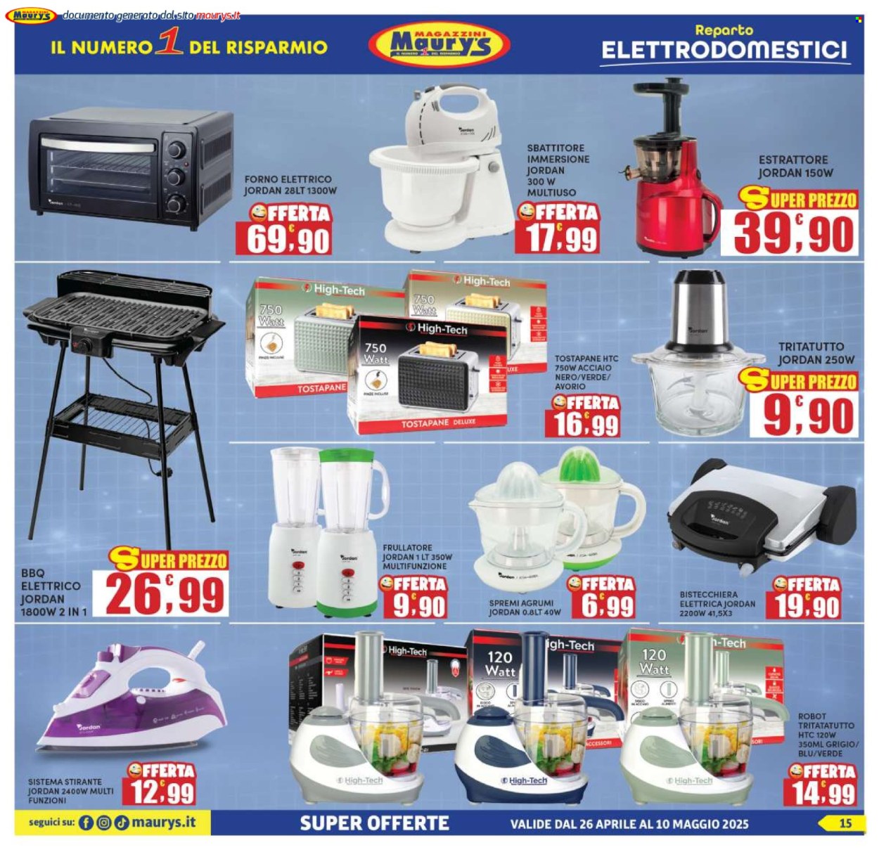 Volantino Maury's - 26/4/2025 - 10/5/2025. Pagina 15