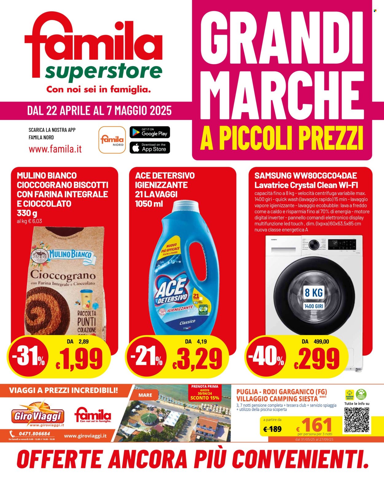 Volantino Famila - 22/4/2025 - 7/5/2025. Pagina 1