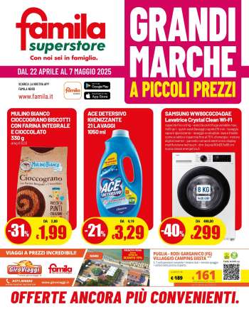 Volantino Famila - 22/4/2025 - 7/5/2025.