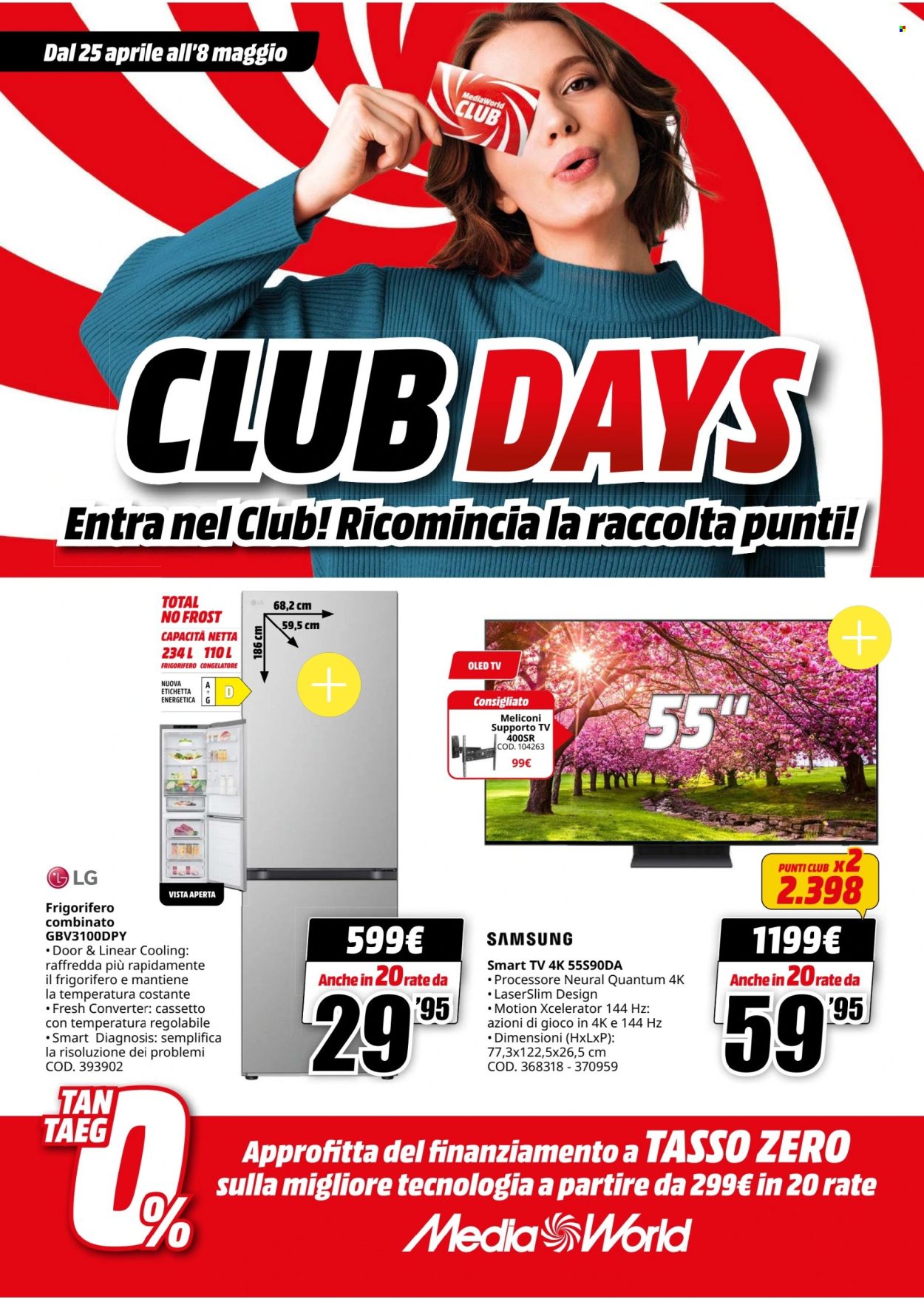 Volantino MediaWorld - 25/4/2025 - 8/5/2025. Pagina 1