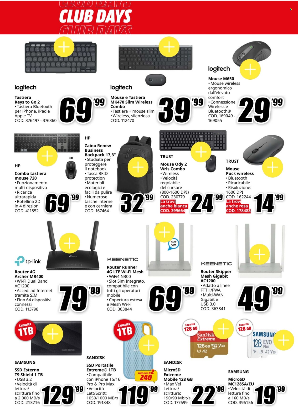 Volantino MediaWorld - 25/4/2025 - 8/5/2025. Pagina 14