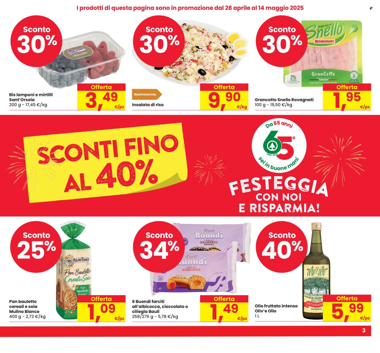 Volantino Eurospar - 28/4/2025 - 14/5/2025. Pagina 3