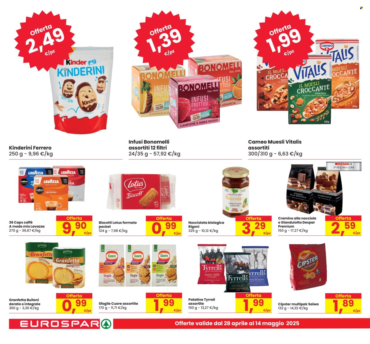 Volantino Eurospar - 28/4/2025 - 14/5/2025. Pagina 18