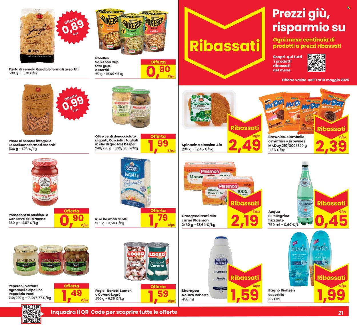 Volantino Eurospar - 28/4/2025 - 14/5/2025. Pagina 21