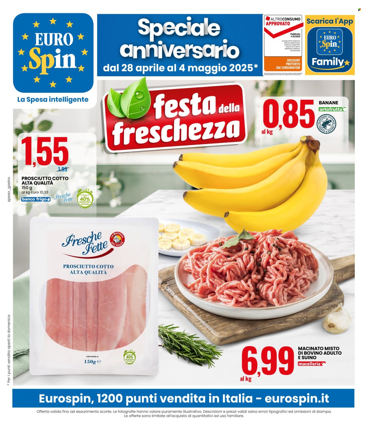 Volantino EuroSpin - 28/4/2025 - 4/5/2025. Pagina 1