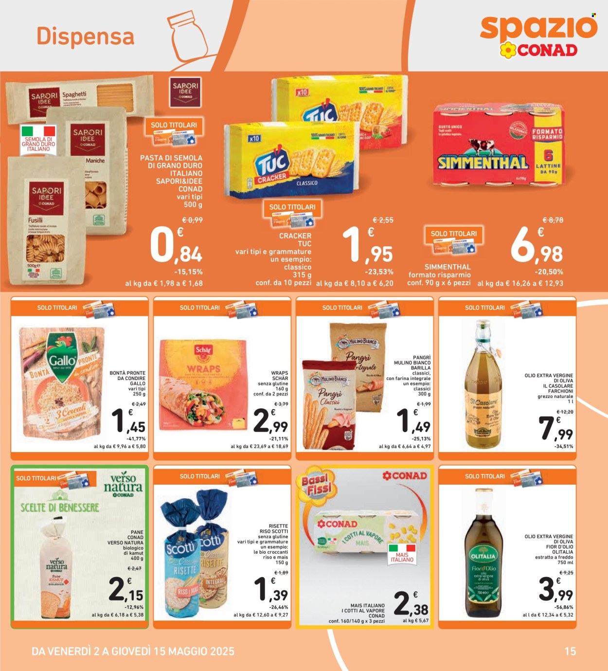 Volantino Spazio Conad - 2/5/2025 - 15/5/2025. Pagina 15