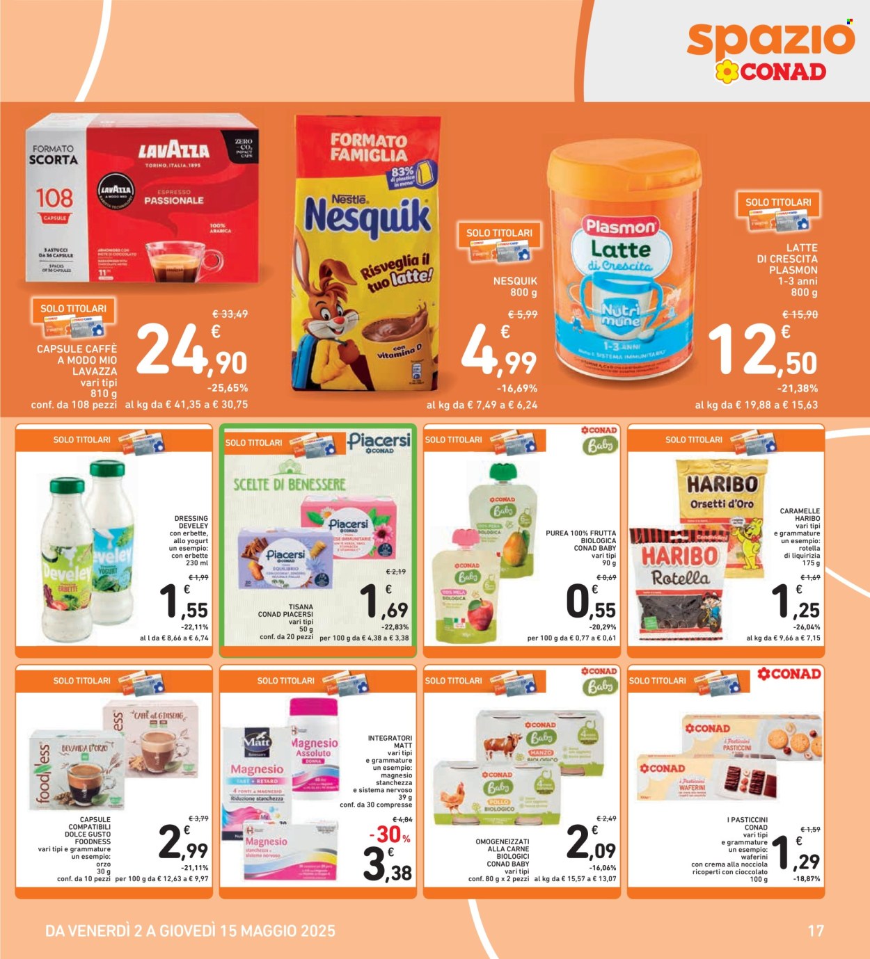 Volantino Spazio Conad - 2/5/2025 - 15/5/2025. Pagina 17