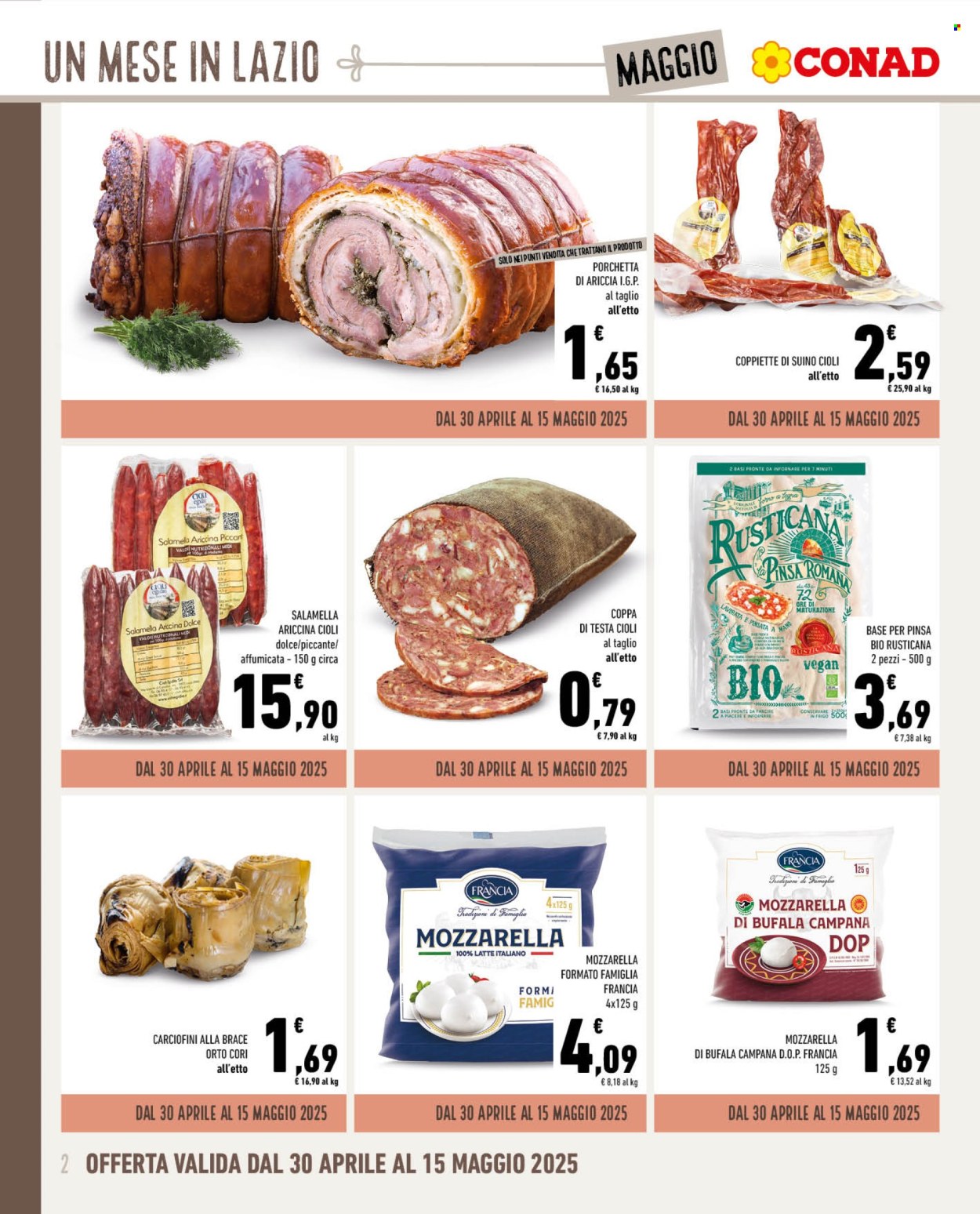 Volantino Conad - 30/4/2025 - 31/5/2025. Pagina 2