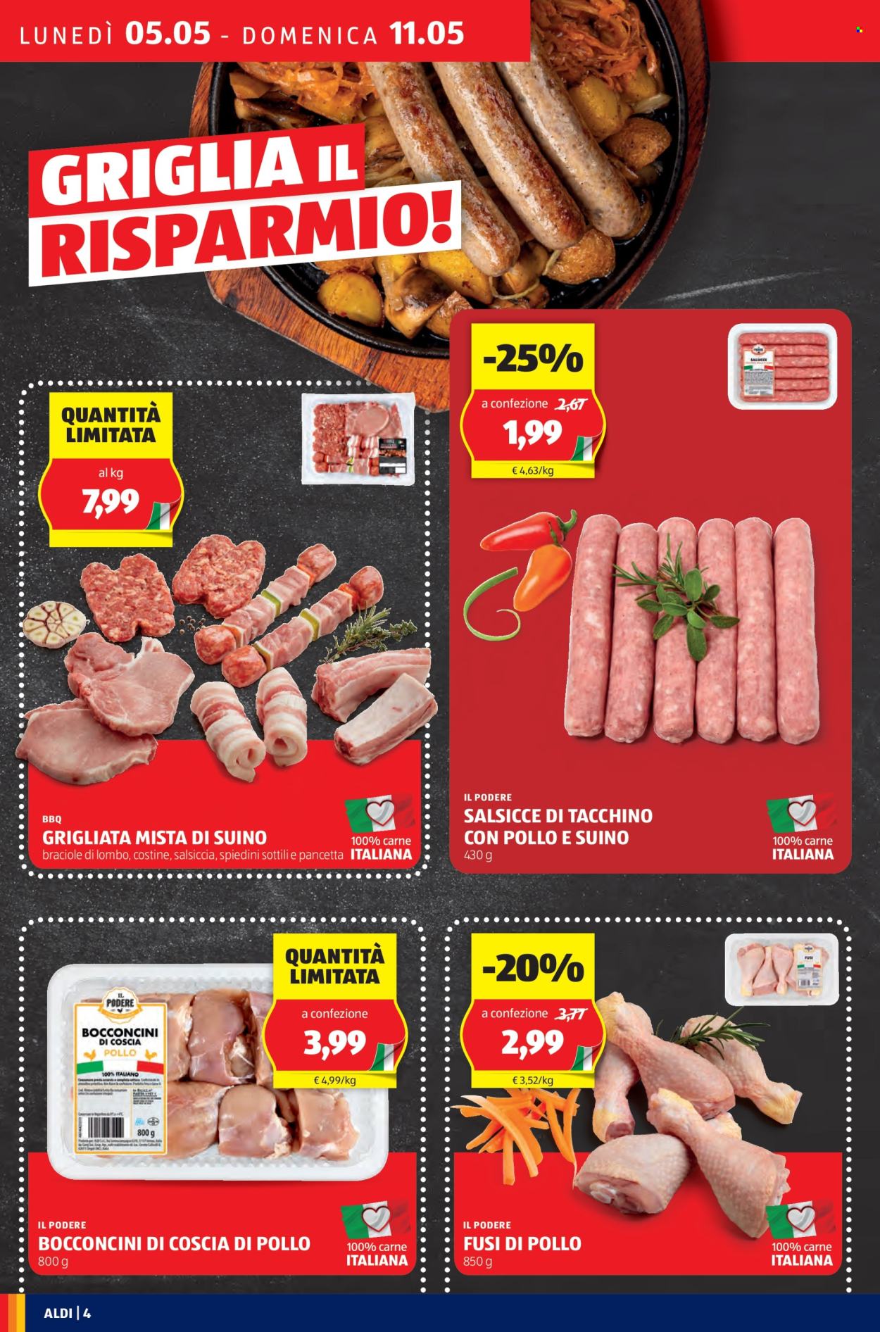 Volantino Aldi - 5/5/2025 - 11/5/2025. Pagina 4
