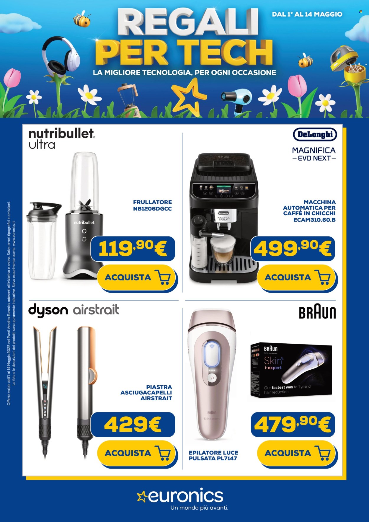 Volantino Euronics - 1/5/2025 - 14/5/2025. Pagina 1