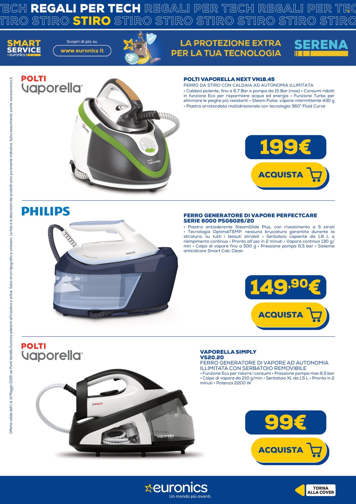 Volantino Euronics - 1/5/2025 - 14/5/2025. Pagina 34