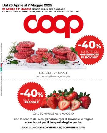 Volantino Coop - 23/4/2025 - 7/5/2025.