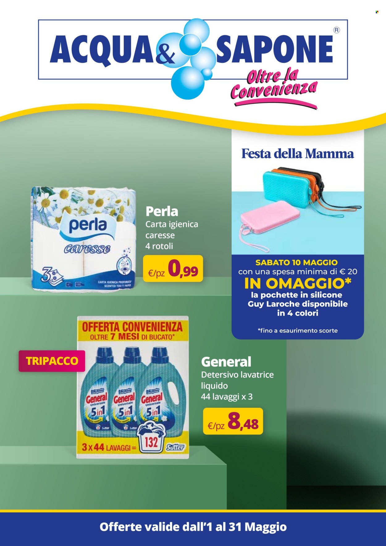 Volantino Acqua & Sapone - 1/5/2025 - 31/5/2025. Pagina 1