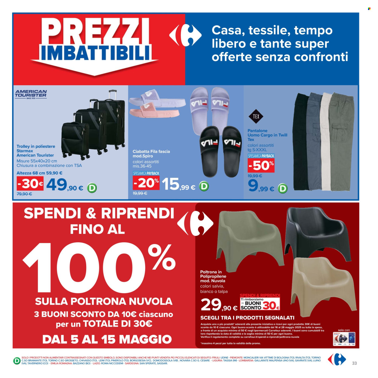 Volantino Carrefour - 5/5/2025 - 15/5/2025. Pagina 33