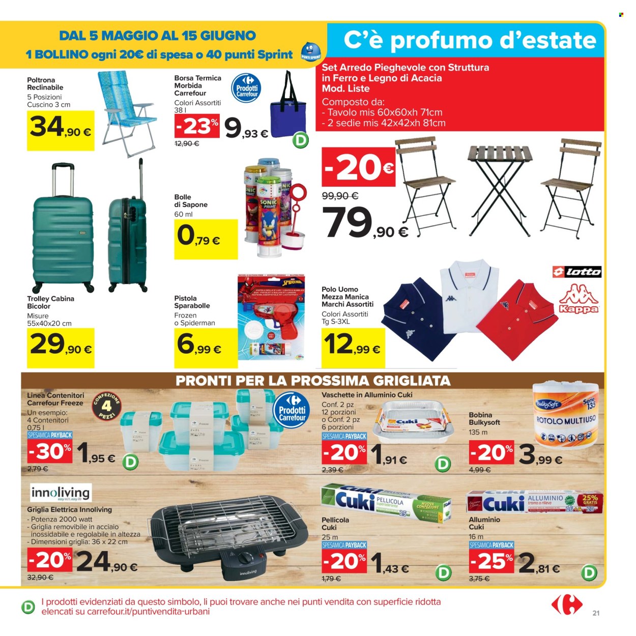 Volantino Carrefour - 5/5/2025 - 15/5/2025. Pagina 21