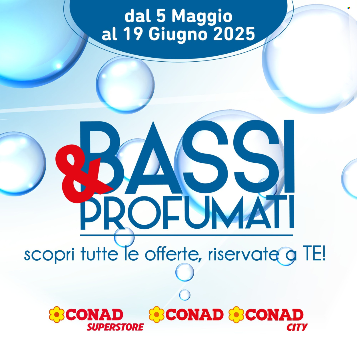 Volantino Conad - 5/5/2025 - 19/6/2025. Pagina 1