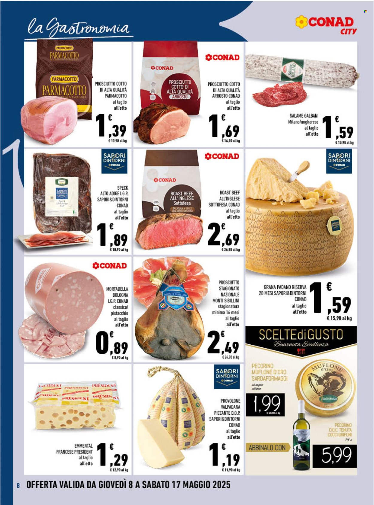 Leták Conad - 8.5.2025 - 17.5.2025. Strana 8