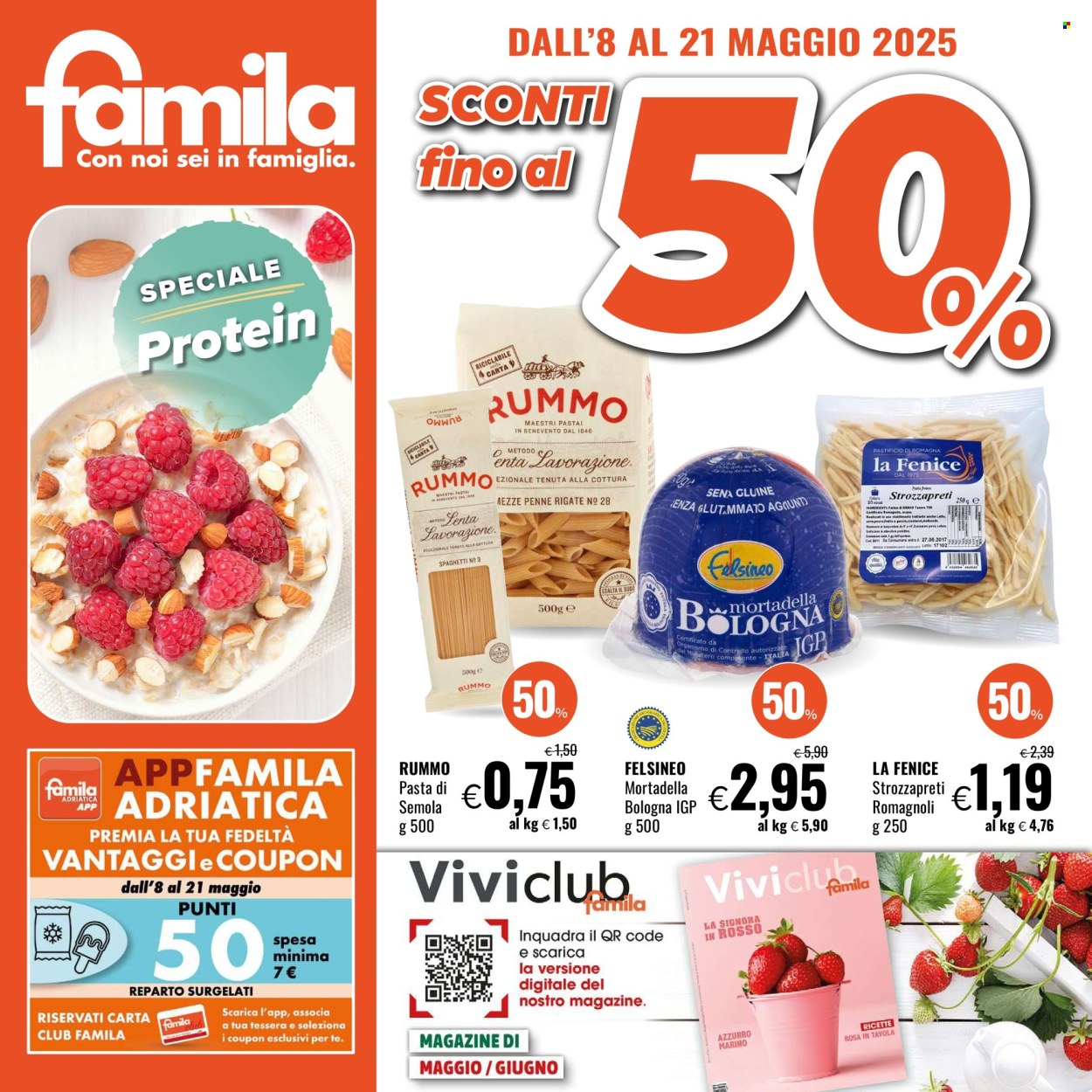 Volantino Famila - 8/5/2025 - 21/5/2025. Pagina 1